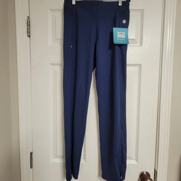 NWT Coolibar Azora Straight Leg Active Pants UPG 50+ size Medium.